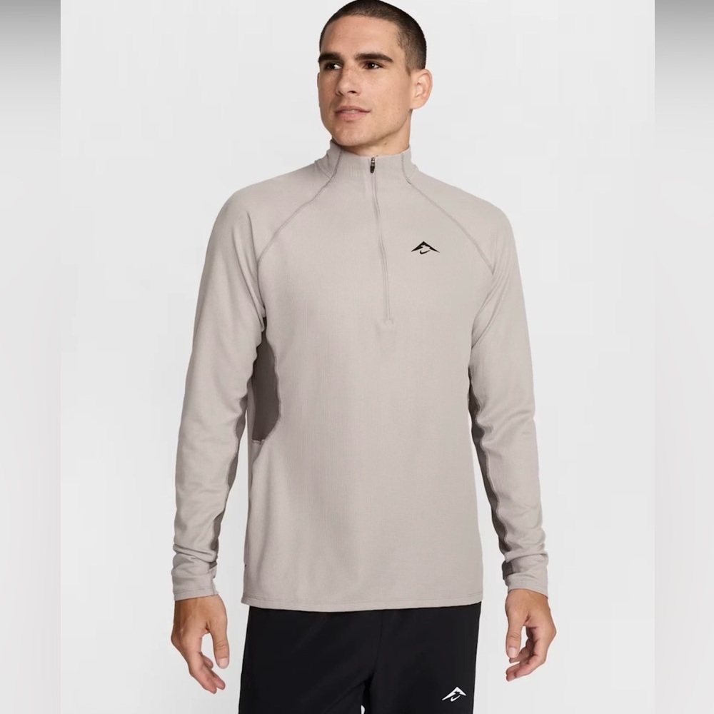 Nike Trail Men's L Dri-FIT Long Sleeve 1/2-Zip Mid Layer Top Running FV9994-009